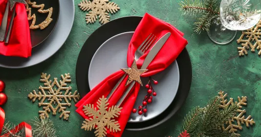 Prostírání na štědrovečerní tabuli Náhled