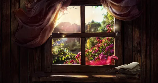 Okno do zahrady Náhled