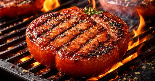 Masitá rajčata na grilu Náhled