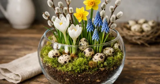 Jarní květinová dekorace Náhled