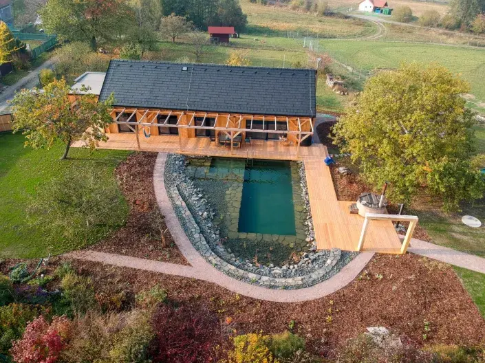 Koupací jezírko v Turkovicích Koupací jezírko v Turkovicích