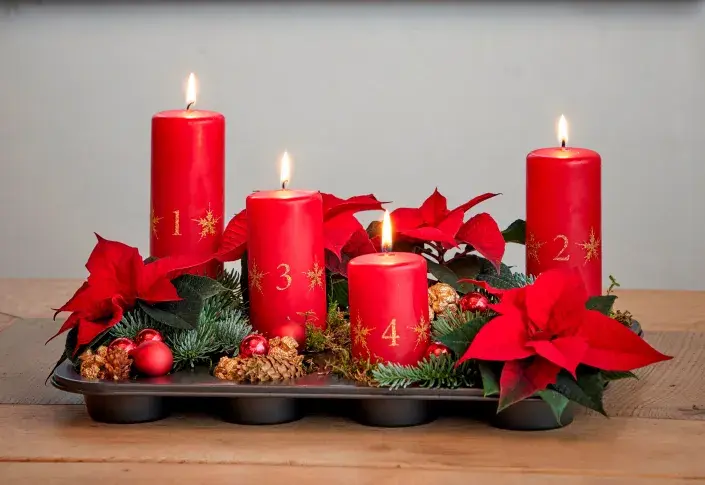 Adventní svícny Adventní svícny