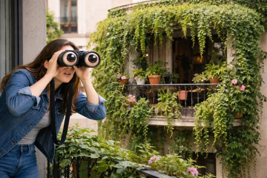 Balkonové rostliny jako zelená clona Náhled
