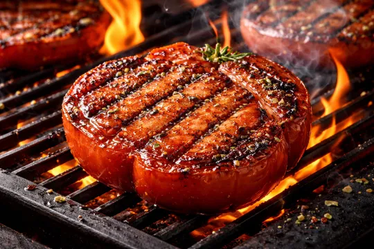 Masitá rajčata na grilu Náhled